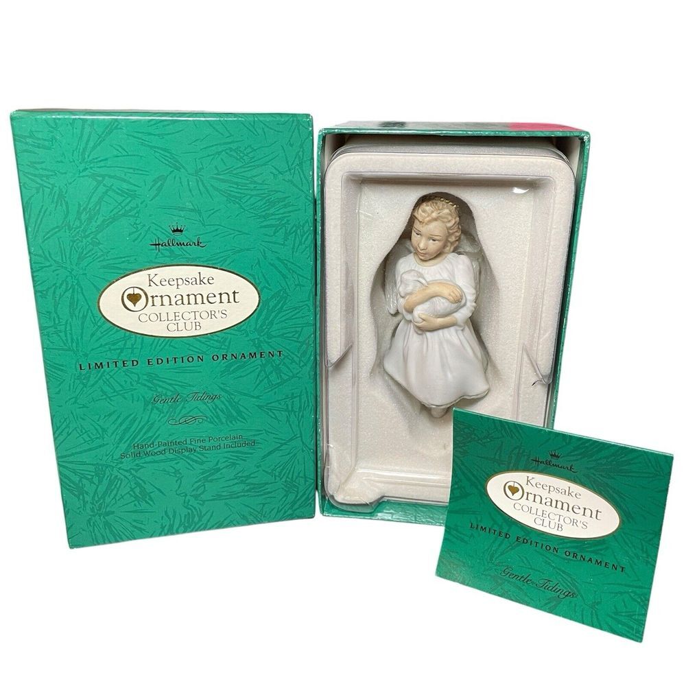Vintage 1993 Hallmark Gentle Tidings Keepsake Collectible‎ Ornament No Stand - Picture 14 of 16